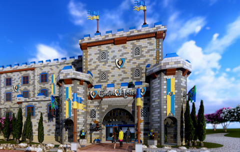 North America's first LEGOLAND Castle Hotel opens Spring 2018 at LEGOLAND California Resort. (Photo: Business Wire)