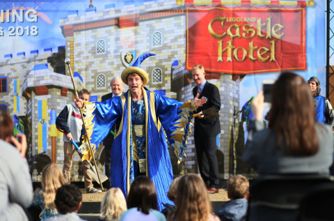 With the help of a knight, a princess and a wizard, LEGOLAND® California Resort broke ground today on North America’s first LEGOLAND® Castle Hotel! (Photo: Business Wire)