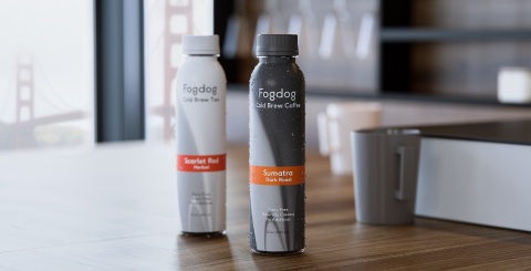 Bay Area startup, Fogdog Cold Brew launches first-ever hydrodynamic cold brew line of coffees and teas, including Sumatra Dark Roast and Scarlet Red Herbal Tea. (Photo: Business Wire)