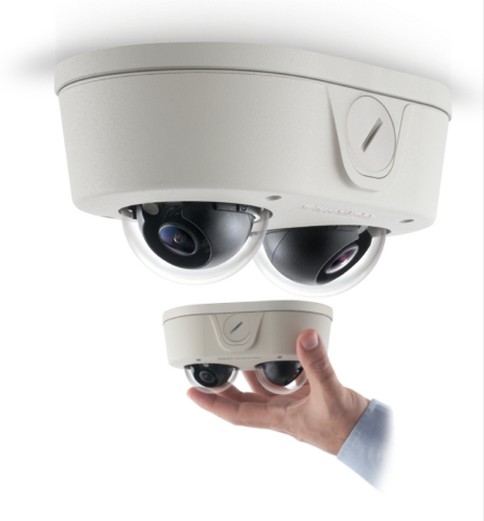 Arecont Vision MicroDome Duo views 2 directions at once in a tiny dual-dome megapixel camera. (Photo: Business Wire)