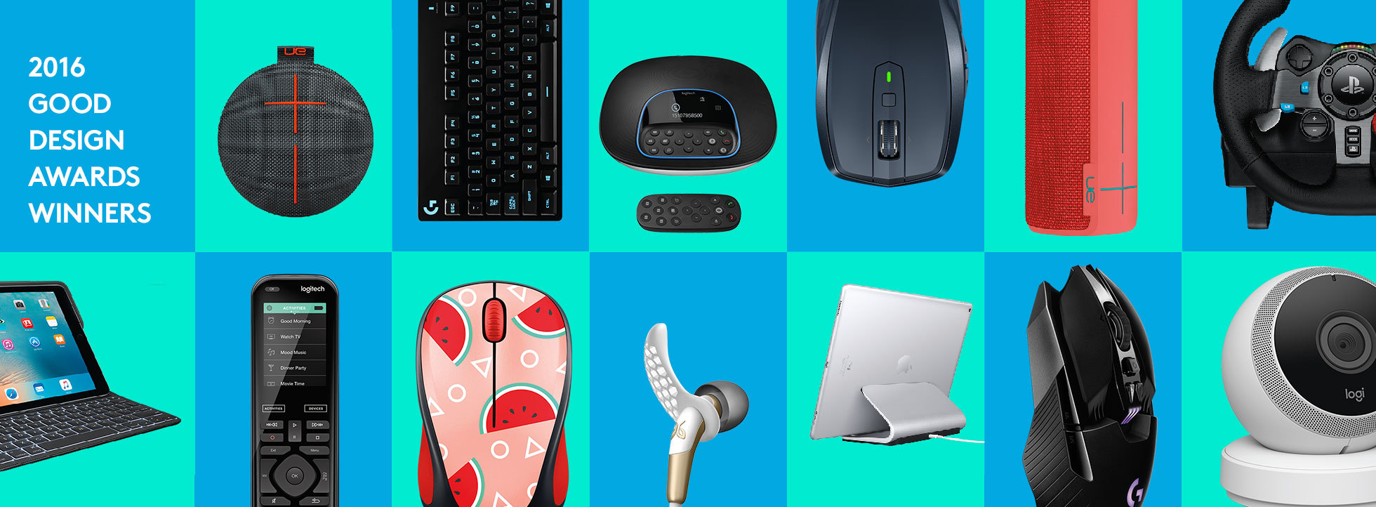 Forbigående Mose kantsten Logitech Sets Company Record With 15 GOOD DESIGN 2016 Awards | Business Wire