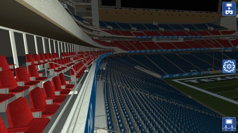 vCAD, a virtual reality startup, is making it possible to tour the Super Bowl LI stadium in virtual reality. (Photo: Business Wire)