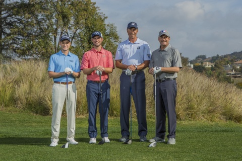 Skechers GO GOLF athletes from left to right: Russell Knox, Wesley Bryan, Matt Kuchar and Billy Andrade. (Photo: Business Wire)