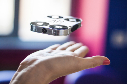 AirSelfie is the first pocket-sized flying camera that integrates with smartphones. (Photo: Business Wire)