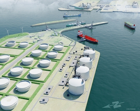 AG&P will design and build all the required facilities for the LNG import terminal including a floating storage and mooring system, regasification terminal, related utilities for the provision of tolled gas to power plants and other users (Photo: Business Wire)