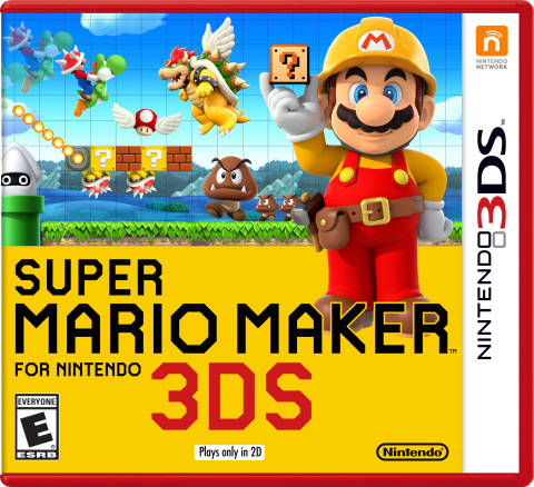 Super Mario Maker for Nintendo 3DS features 100 built-in courses, as well as select courses from the Super Mario Maker game on the Wii U console. In addition, courses that are in progress can be shared with other players via the Nintendo 3DS system's StreetPass feature and local wireless so multiple people can collaborate on building courses together. (Photo: Business Wire)