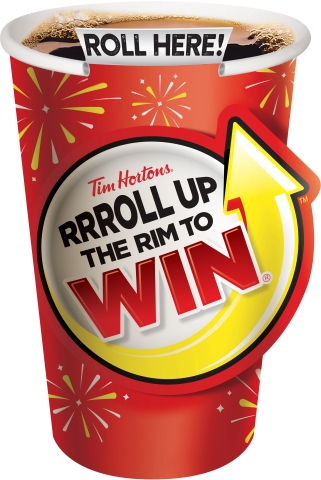 Tim Hortons Announces Annual RRRoll Up the Rim to Win Contest (Photo: Business Wire)