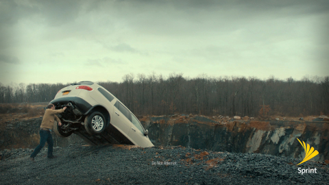 Sprint's new commercial titled "Car" humorously addresses the great lengths one might go to avoid a pricey Verizon phone bill. (Photo: Business Wire)