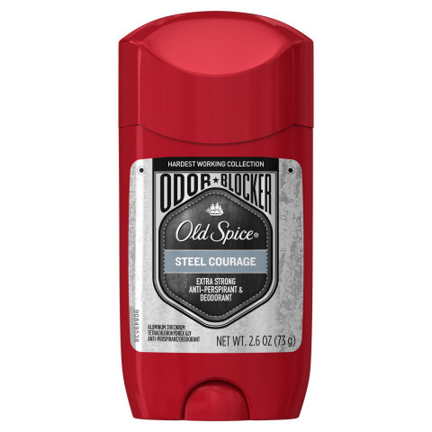 Old Spice Odor Blocker Anti-Perspirant in new Steel Courage Scent (Photo: Business Wire)