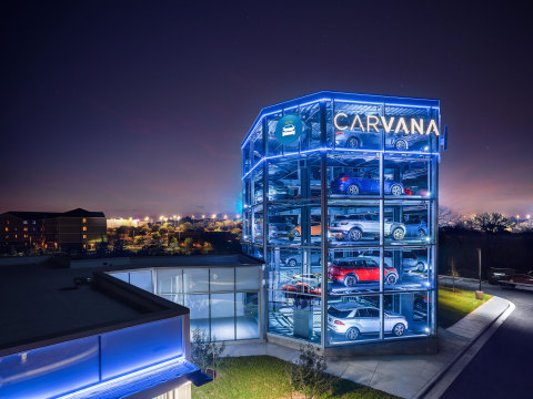 Carvana Kicks Off 2017 by Launching Coin-Operated Car Vending Machine in Austin, Texas (Photo: Business Wire)