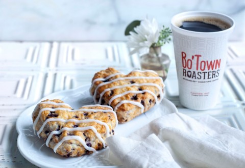 Bojangles' Heart-Shaped Bo-Berry Biscuits are the perfect sweet treat this Valentine's Day. (Photo: Bojangles')