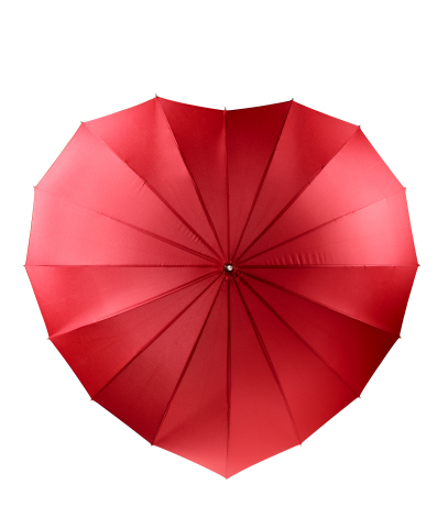 Shop Macy’s for loveable items for all this Valentine’s Day - Heart Umbrella, $28 (Photo: Business Wire)