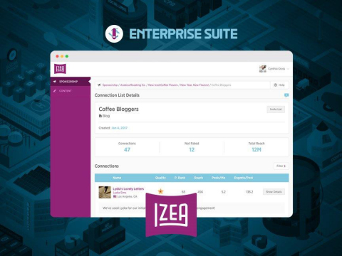 IZEA Unveils Enterprise Suite for Brands & Agencies.
(Graphic: Business Wire)