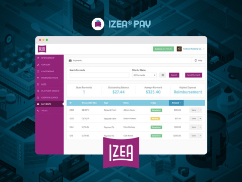 Introducing IZEA Pay (Photo: Business Wire)