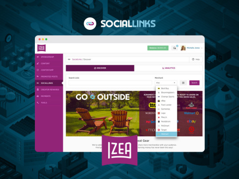 IZEA Debuts SocialLinks 2.0 (Photo: Business Wire)