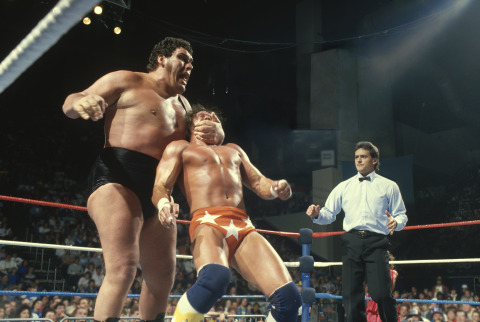 "Andre the Giant" and "Macho Man" Randy Savage (Photo:Business Wire)