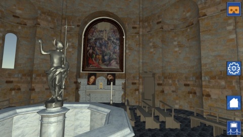 A model of the Baptistry in Volterra, Italy, created in Revit from laser scans created onsite. Model by Paul F. Aubin, www.paulaubin.com. (Photo: Business Wire)
