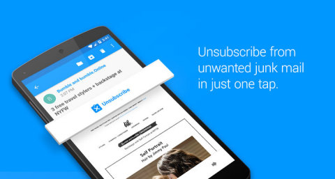 Unsubscribe from junk in one tap with Email by EasilyDo for Android. (Photo: Business Wire)