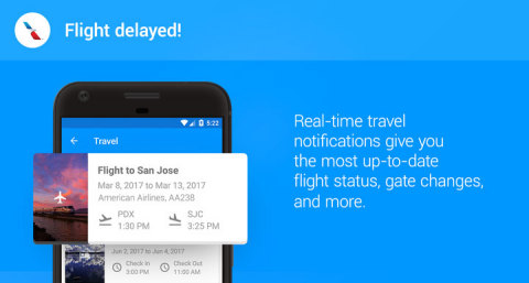 Real-time travel notifications in Email by EasilyDo for Android. (Photo: Business Wire)