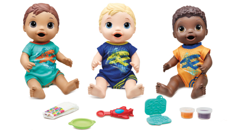 BABY ALIVE SNACKIN’ LUKE BABY Doll (Ages 3 years & up/Approx. Retail Price: $19.99/Available: Fall 2017) (Photo: Business Wire)