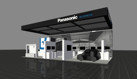 Panasonic booth image at Mobile World Congress in Barcelona (Graphic: Business Wire