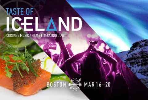 Presented by Iceland Naturally, the annual Taste of Iceland festival returns to Boston with a series of (mostly free!) cultural events March 16-20, 2017. (Graphic: Business Wire)