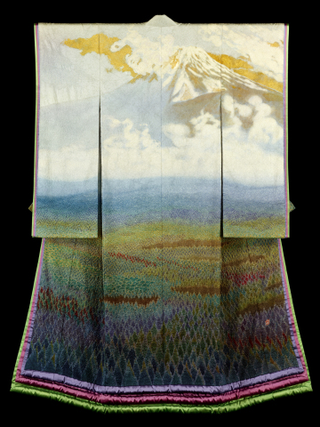 Beautiful kimono masterpieces by the prominent artist Itchiku Kubota will be on display in Keio Plaza Hotel Tokyo's spring exhibition. (Photo: Business Wire)