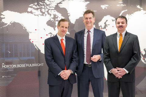 Norton Rose Fulbright and Chadbourne & Parke announce that they will combine in the second quarter of 2017. (From left) Daryl Lansdale, Peter Martyr and Andrew Giaccia. (Photo: Business Wire)