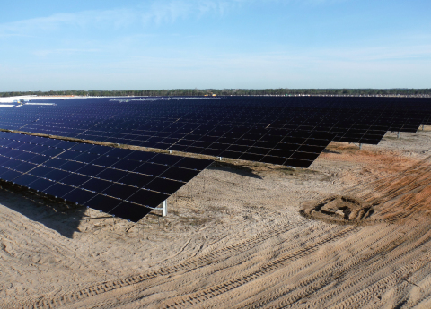 SunLink's GeoPro solar mounting solution in use on portfolio of DoD sites in Florida Panhandle. (Photo: Business Wire)