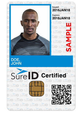The SureID Certified Edge solution offers identity proofing, facilitation of recurring background screenings, and credentialing on a subscription basis. (Photo: Business Wire)