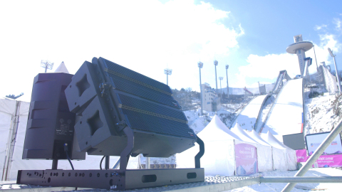 Panasonic took part in the test events for the Olympic Winter Games PyeongChang 2018 with its AV equipment and system solutions (Photo: Business Wire)