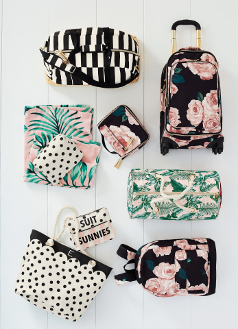 Emily & Meritt Spring Break Collection featuring totes, towels and luggage and gear. (Photo: Business Wire)