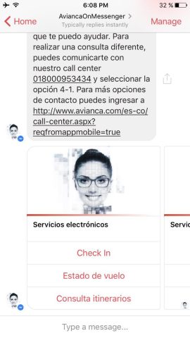 Avianca's Carla chatbot is one of the first in Colombia. (Graphic: Business Wire)