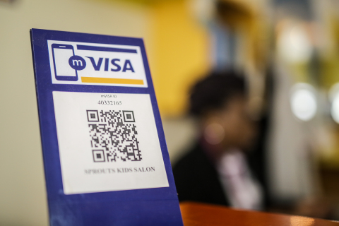 mVisa to Expand to 10 Countries - Visa partners with industry to develop QR standard for safe and easy mobile payments (Photo: Business Wire)