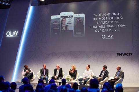 Olay debuts Olay Skin Advisor 2.0 at Mobile World Congress. (Photo: Business Wire)