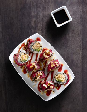 P.F. Chang's new Kung Pao Dragon Roll is hand rolled to order. (Photo: Business Wire)
