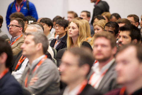 The conference at the Wearable Technology Show (Photo: Business Wire)