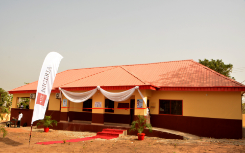 Newly Constructed Clinic by AHF in Agan-Benue State, Nigeria (Photo: Business Wire)