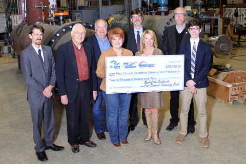 Four Corners Economic Development Foundation received $20,000 in Partnership Grant Program funds through Bank of the Southwest, Four Corners Community Bank and the Federal Home Loan Bank of Dallas on Friday. (Photo: Business Wire)