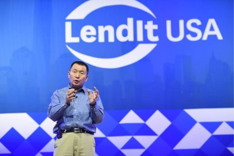 China Rapid Finance CEO Zane Wang tells LendIt USA that China consumer finance challenge needs high-tech solution in keynote address in New York on March 7, 2017. (Photo: Business Wire)