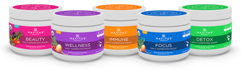Navitas Organics™ Daily Boosts (SRP $19.99 each) (Photo: Business Wire)