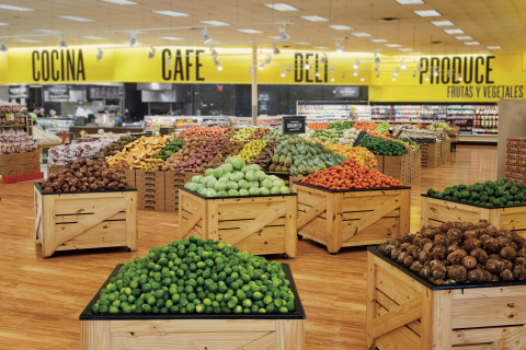 Fresco y Más' produce department features a wider selection of fruits and vegetables in a farmer’s market setting, including items that are popular with Hispanic customers. (Photo: Business Wire)