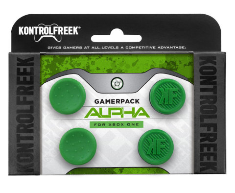 GamerPack Alpha provides an advantage in any game at any range. It includes two sets of best-selling Performance Thumbsticks in KontrolFreek’s iconic green color: low-rise KontrolFreek Alpha and mid-rise CQC Signature thumbsticks. Both require minimum adjustment time and have been battle tested by top professionals. GamerPack Alpha is available for PlayStation 4 and Xbox One at KontrolFreek.com for $24.99 USD. (Photo: Business Wire)