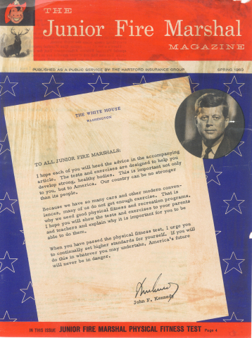 Letter from President John F. Kennedy (The Hartford’s Junior Fire Marshal Program) (Graphic: Business Wire)