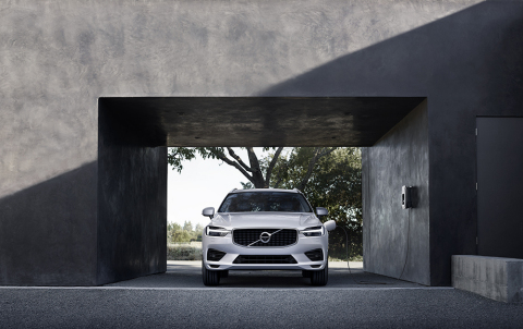 Volvo’s global premium EV charger, developed by AeroVironment (Photo: Business Wire)