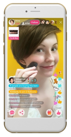 Perfect Corp. introduces live broadcasting powered by YouCam Makeup’s AR beauty technology for real-time interactive edutainment (Graphic: Business Wire)