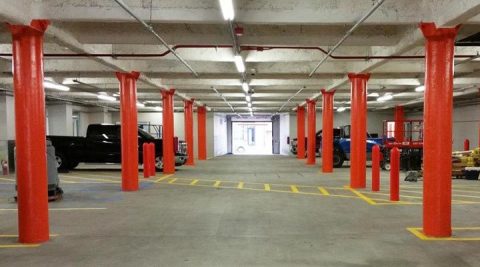 The new Public Storage at 133 2nd Street, Jersey City, NJ, has easy underground parking at no cost to customers, and the historic location is close to several public transportation options. (Photo: Business Wire)