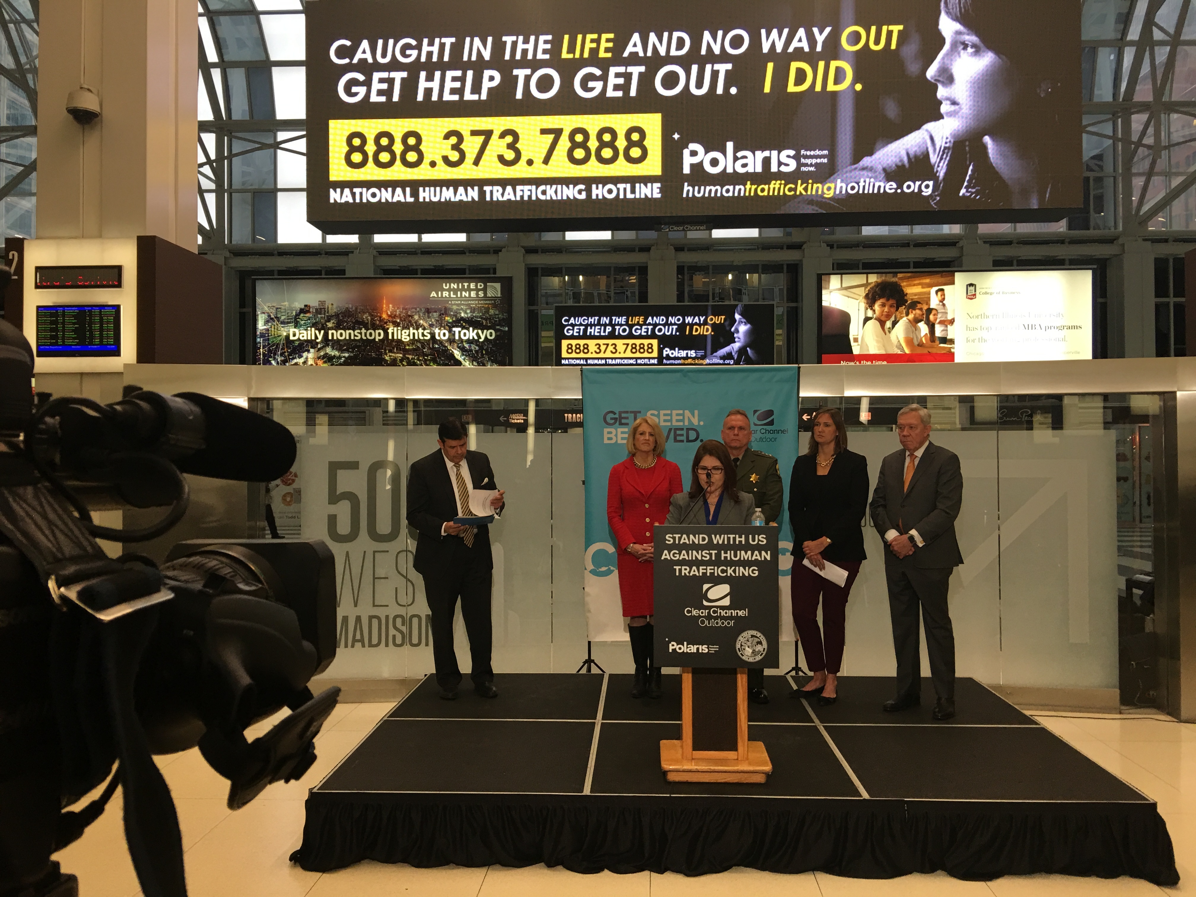 State of Illinois, Polaris and Clear Channel Outdoor Americas Launch  Anti-Human Trafficking Digital Billboard Campaign Across Chicago | Business  Wire
