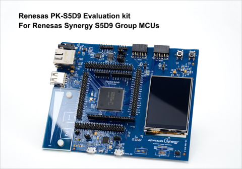 Renesas PK-S5D9 Evaluation Kit for Renesas Synergy S5D9 Group MCUs (Photo: Business Wire)