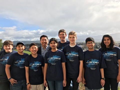 Valley Christian San Jose Students Quest for 7 Million Dollar XPRIZE in Global Ocean Mapping Challenge (Photo: Valley Christian Schools)